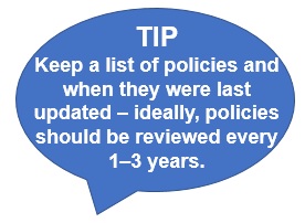 Tip List policy